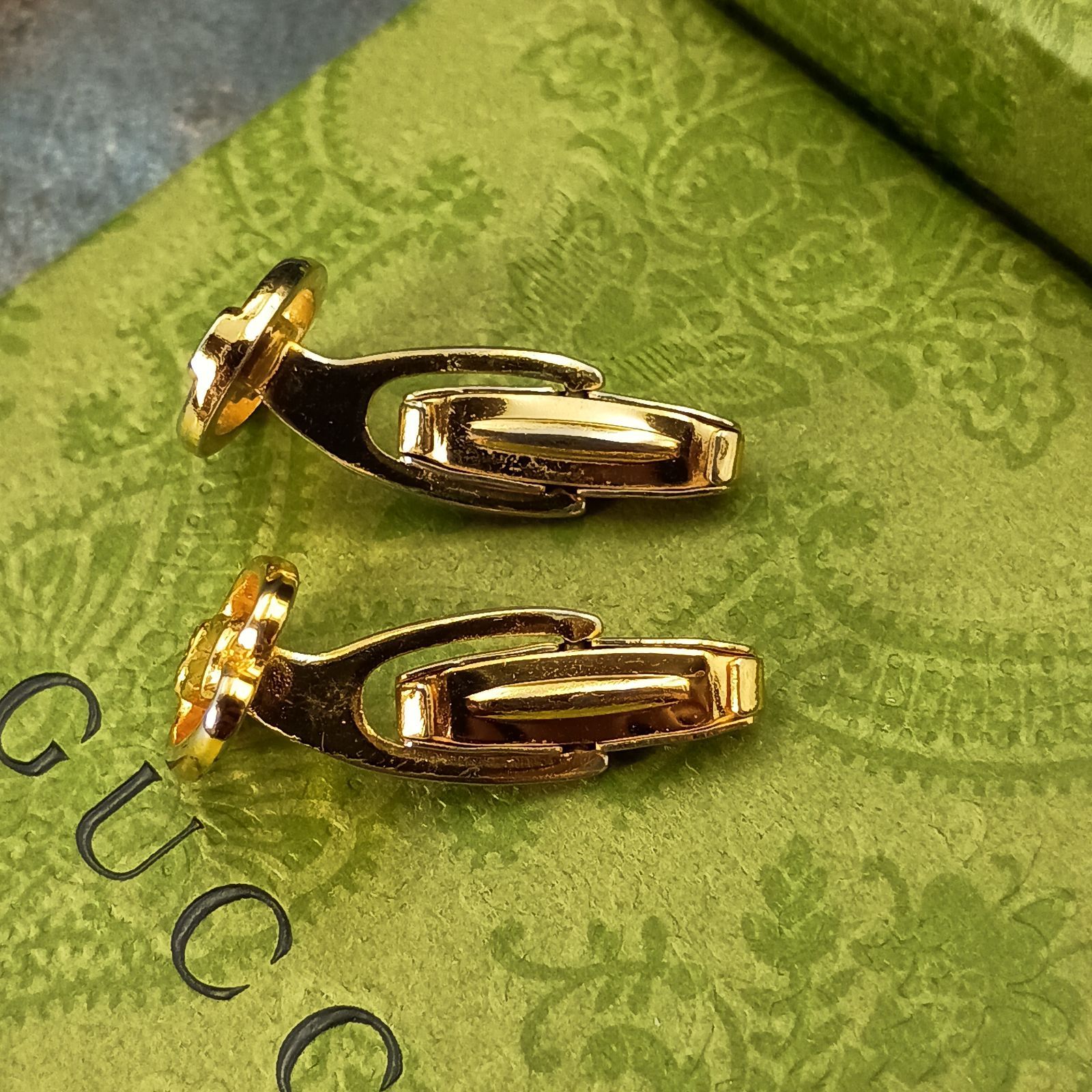 GUCCI グッチ カフスボタン メンズ ゴールド オールドグッチ - メルカリ