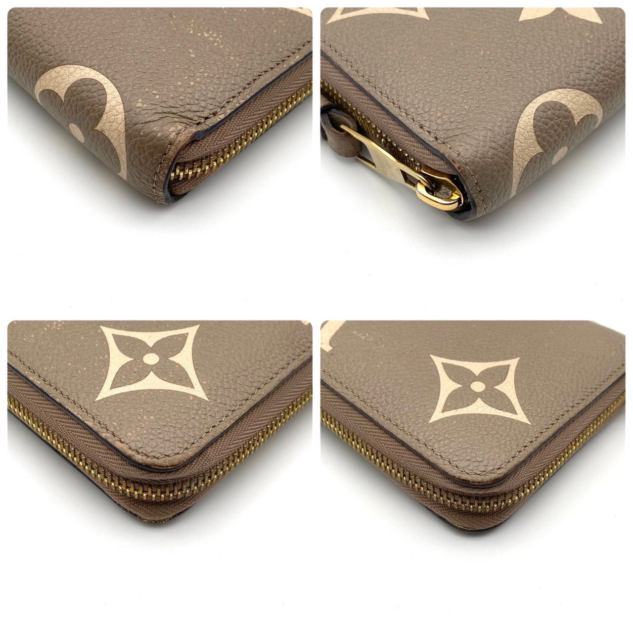 ルイヴィトン ジッピーウォレット アンプラント　バイカラー トゥルトレール ルイヴィトン モノグラム アンプラント バイカラー ジッピーウォレット