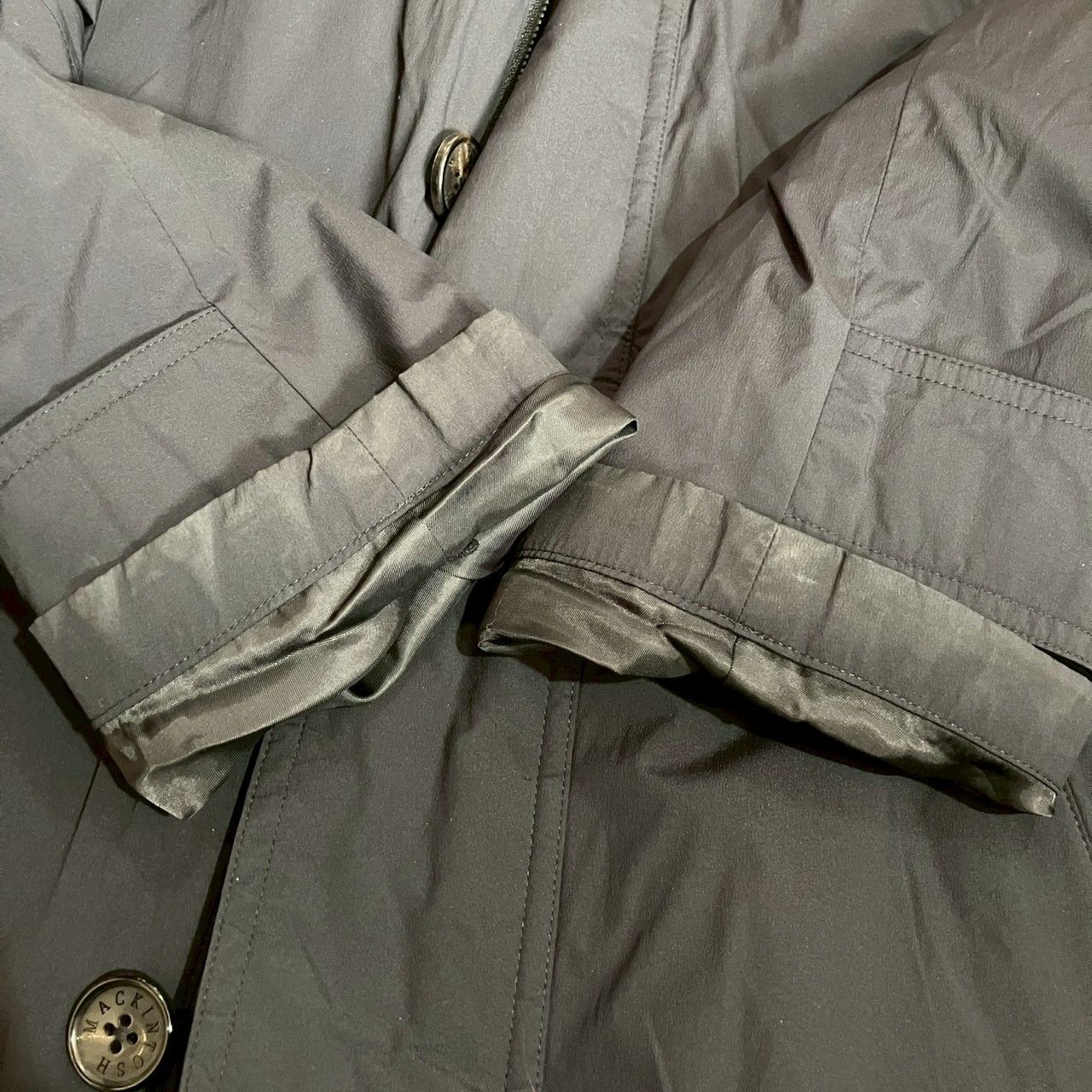 マッキントッシュロンドン ダウンコート ダウンライナー付き フード