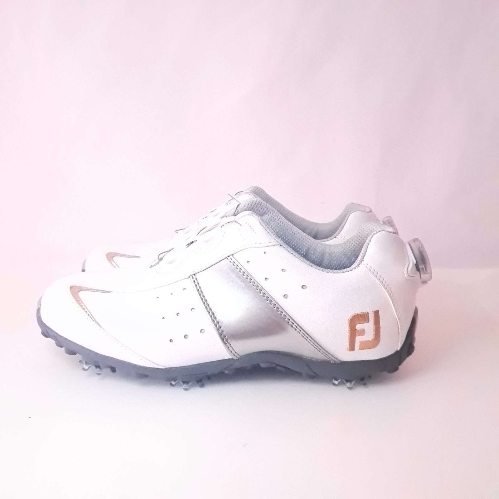 美品 FOOT JOY ゴルフシューズ boaクロージャーシステム 24cm ホワイト