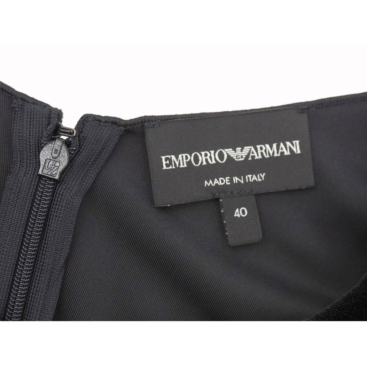 中古】EMPORIO ARMANI エンポリオ アルマーニ ロングスリーブ ドレス 