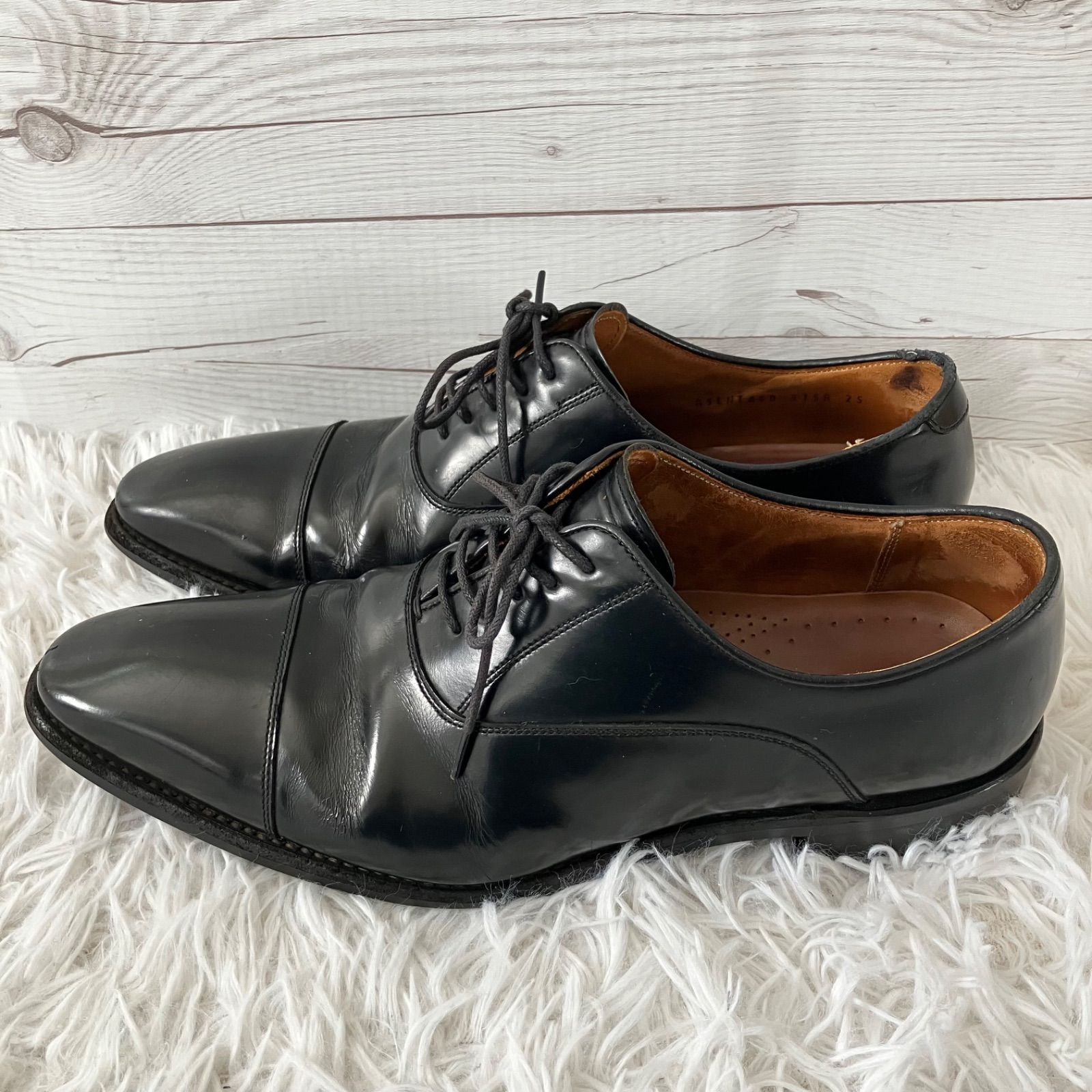 リーガル ビジネスシューズ 315R 内羽根 ストレート 黒 25 Y1260 楽天