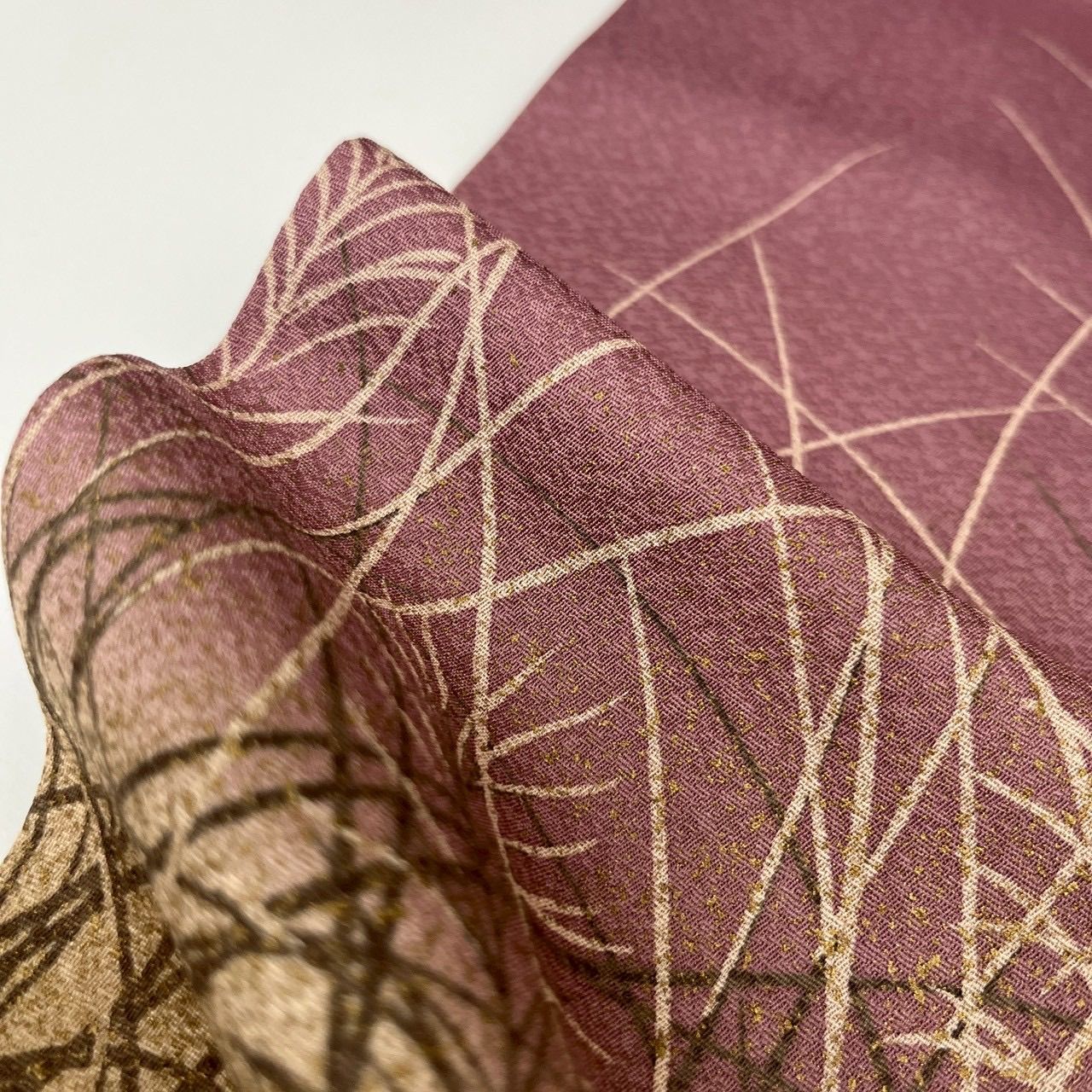 付下げ 紋無し 金彩 上品な染め 訪問着 正絹 着物 MK-1884 - メルカリ