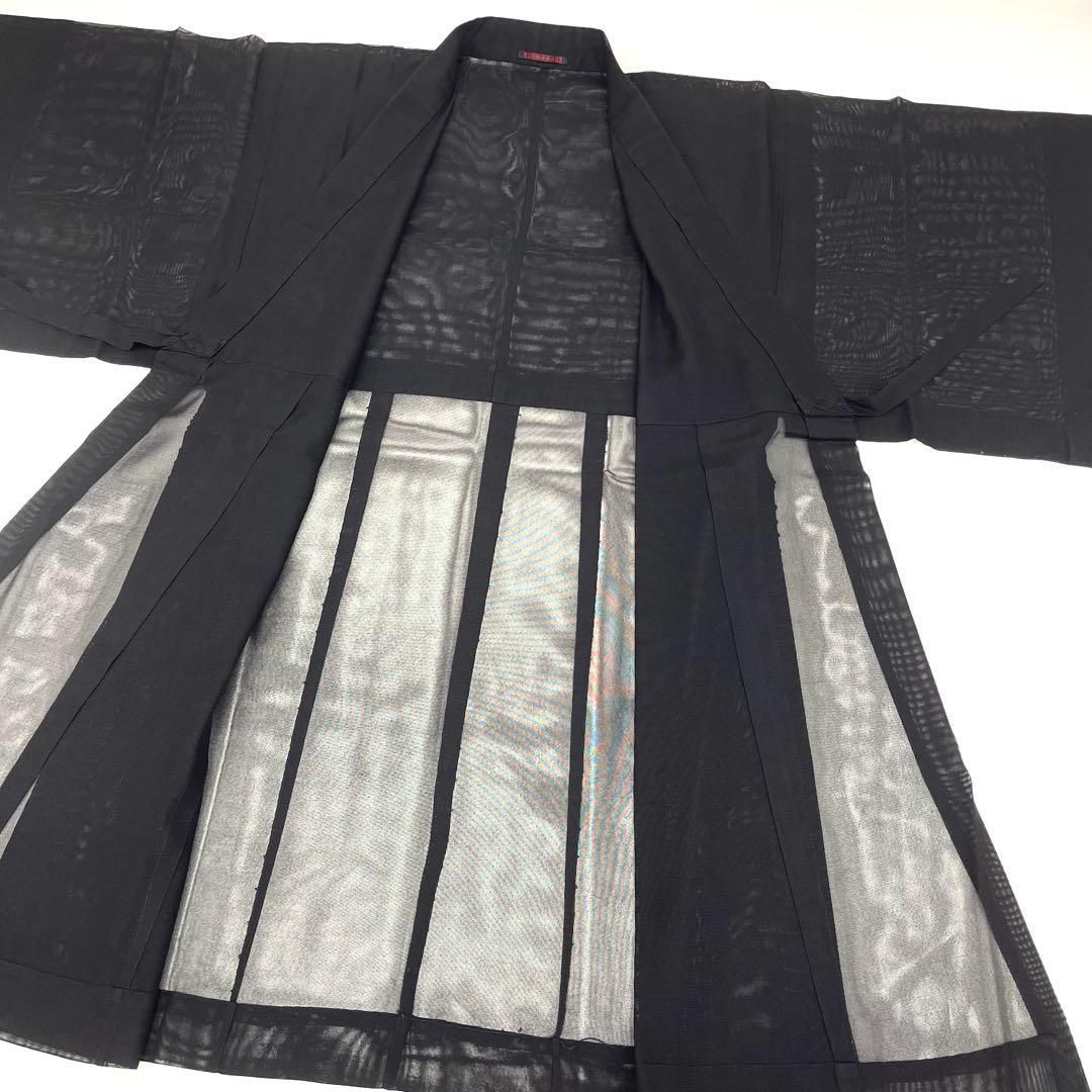 着物と帯 時流】M25829s◇男性用 夏法衣◇京都 川勝法衣店 謹製 御黒衣 