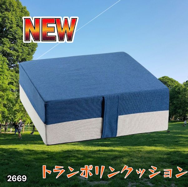 2669 トランポリン クッション 耐荷重200kg 10秒リフレッシュ 運動不足