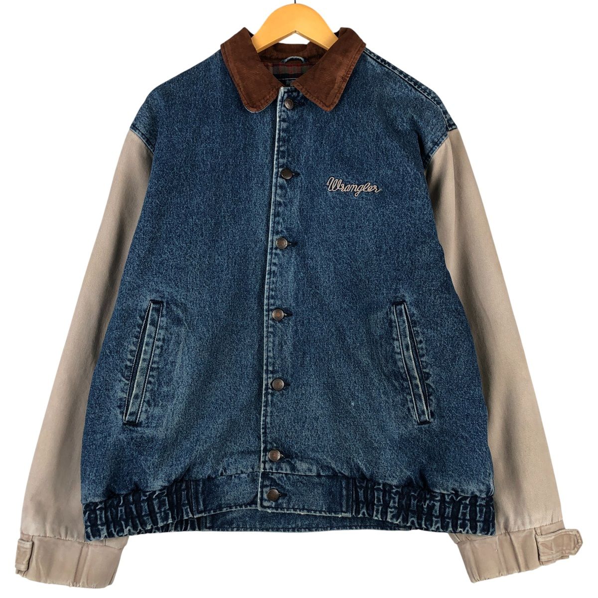 古着 90年代 ラングラー Wrangler OUTER WEAR 中綿入り デニム 