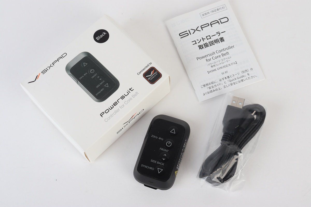 MTG SIXPAD Powersuit Core Belt サイズ M コントローラー パワースーツ コアベルト 腹筋ベルト シックスパッド R 2510-219