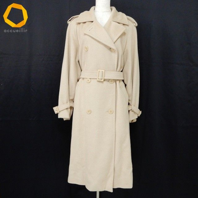 wnc マックスマーラ Maxmara ロング コート 40 ベージュ系 キャメル