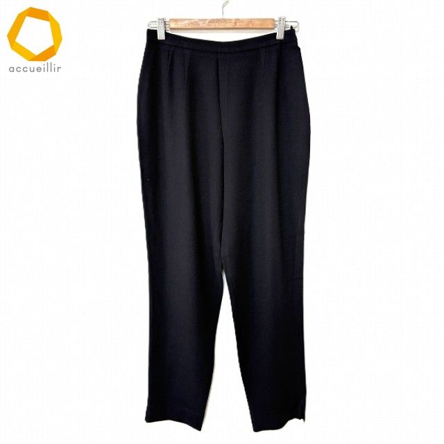 anc ケンゾー KENZO パンツ 42 黒 スラックス フランス製 レディース 969844