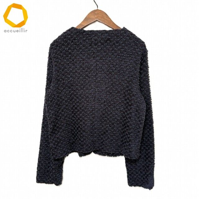 wnc インゲボルグ INGEBORG カーディガン 9 紺系 ラメ ニット