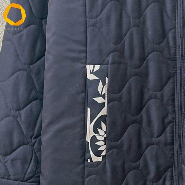 wnc レオナールスポーツ LEONARD SPORT コート 40 紺 白 リバーシブル