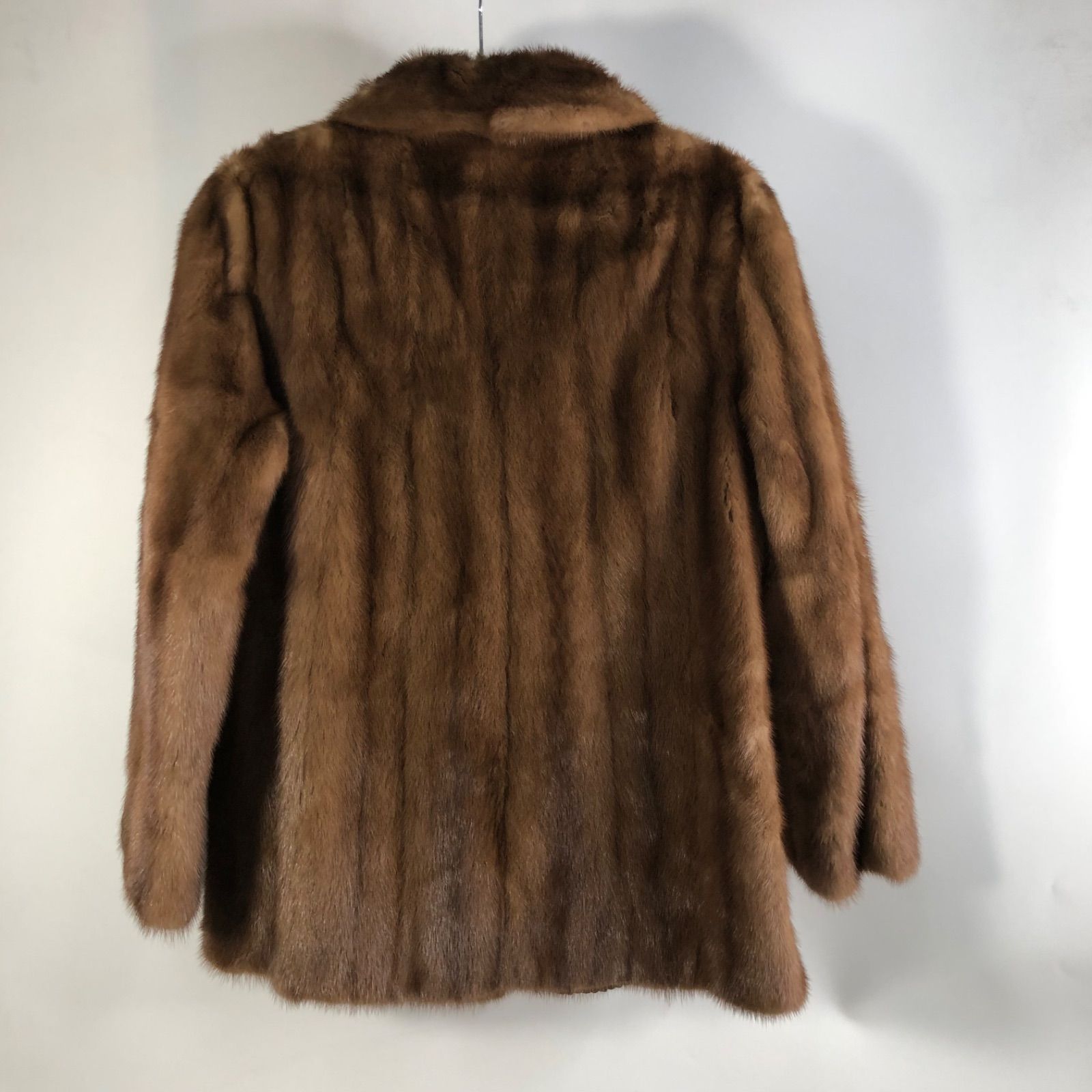 A1204-19-5 ミンクファー レディース コート ブラウン系 高級 ハイ