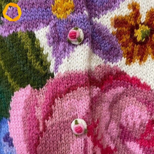 wnc ロイヤルアルパカ Royal Alpaca ジャケット カーディガン S 白