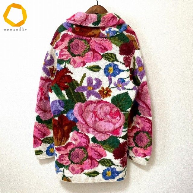 wnc ロイヤルアルパカ Royal Alpaca ジャケット カーディガン S 白