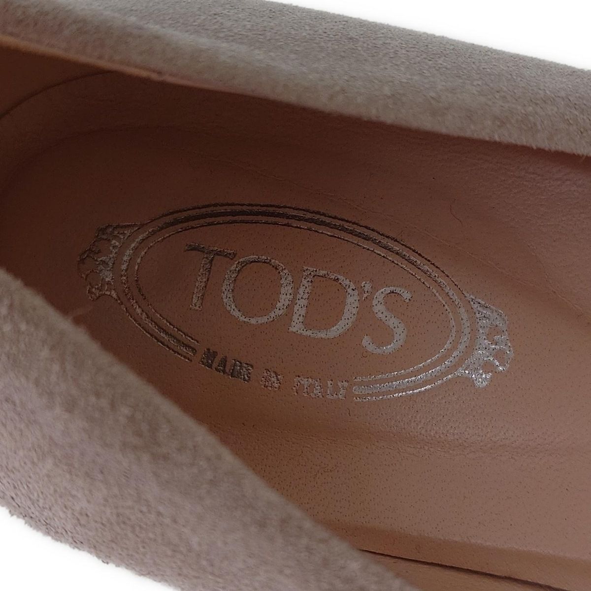  TOD S トッズ パンプス 36 レディース - グレーベージュ×黒 レザー ハイヒール パンプス パンプス