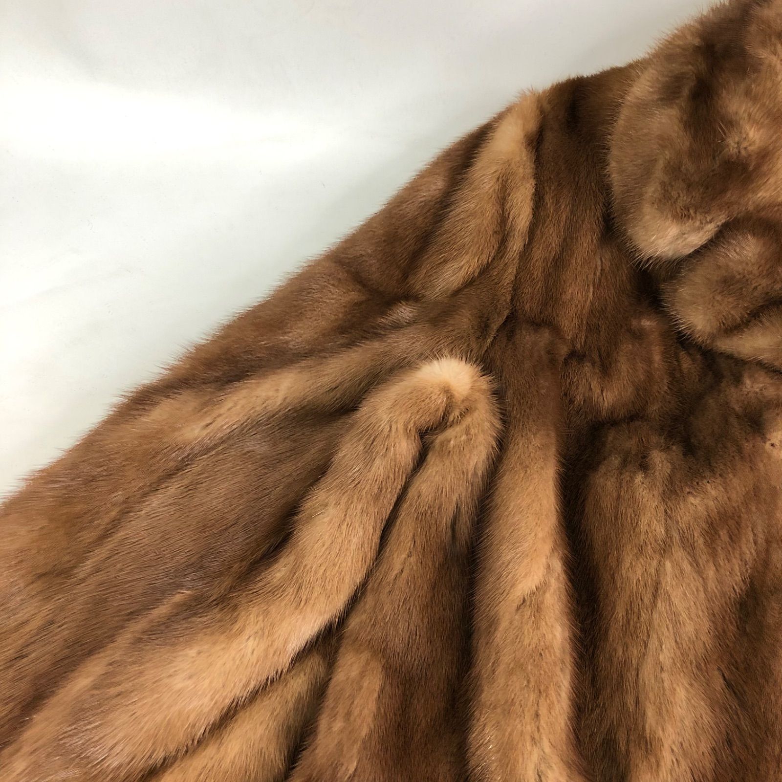 A1204-19-5 ミンクファー レディース コート ブラウン系 高級 ハイ