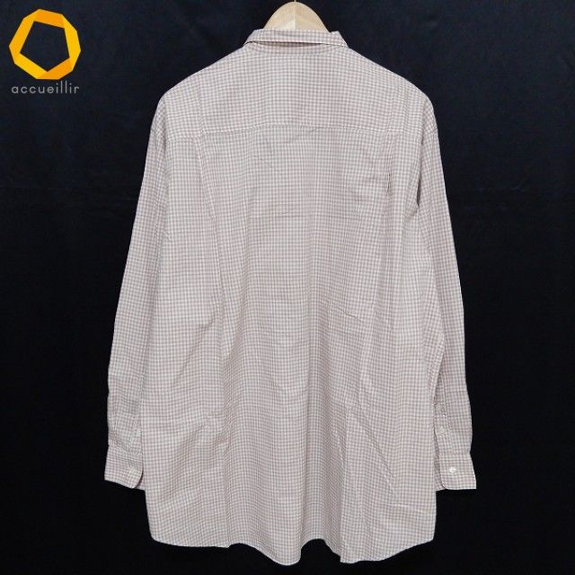 anc パパス Papas 長袖シャツ L ギンガムチェック メンズ 959555