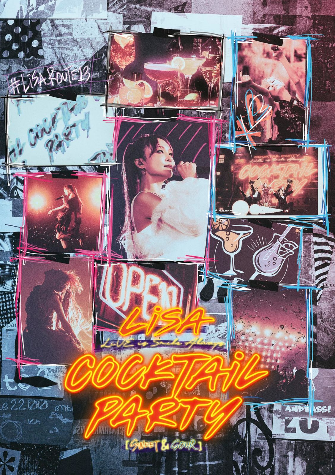 LiVE is Smile Always～COCKTAiL PARTY～ SWEET＆SOUR at 国立代々木競技場第一体育館 通常盤 Blu-ray - LiSA ロゴトートバッグ A 付 出演 形式