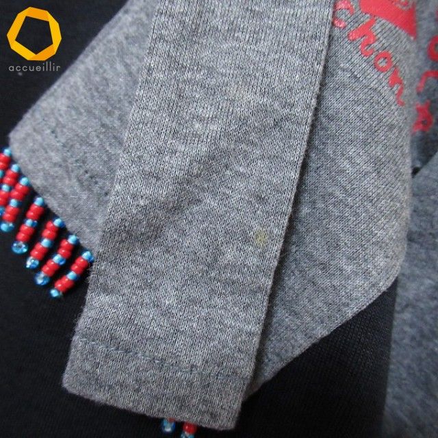 アルベロベロ OLLEBOREBLA カットソー 長袖Tシャツ ビーズ レディース