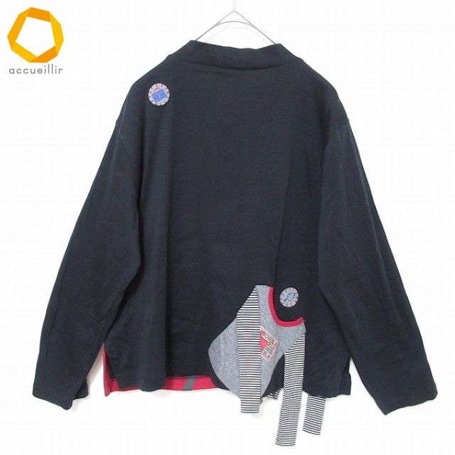 アルベロベロ OLLEBOREBLA カットソー 長袖Tシャツ ビーズ レディース