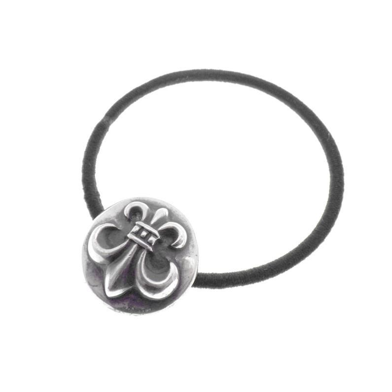 クロムハーツ CHROME HEARTS 【 HAIRBAND 】 BSフレア ボタン ヘアゴム