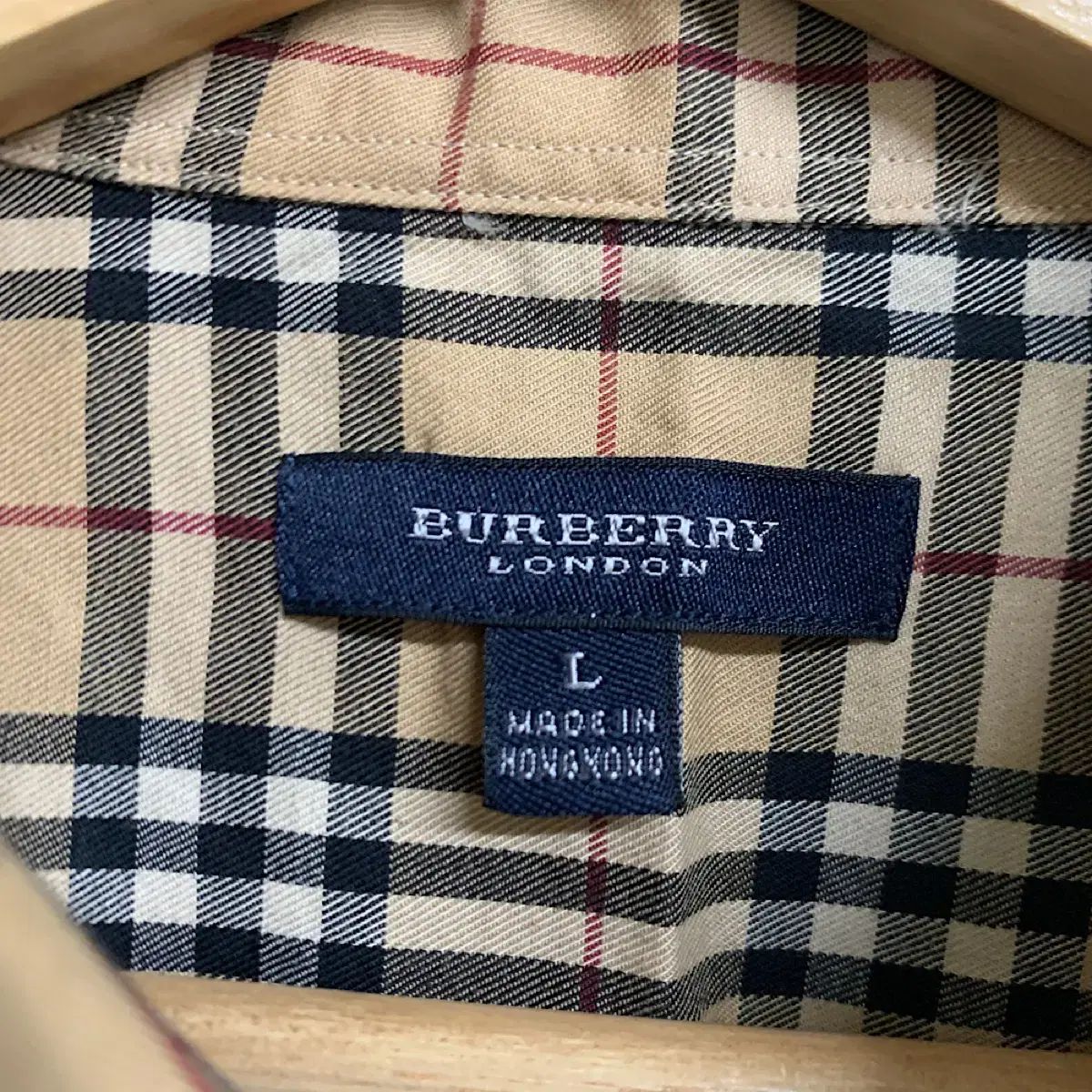 バーバリー ノヴァチェック 半袖 シャツ L