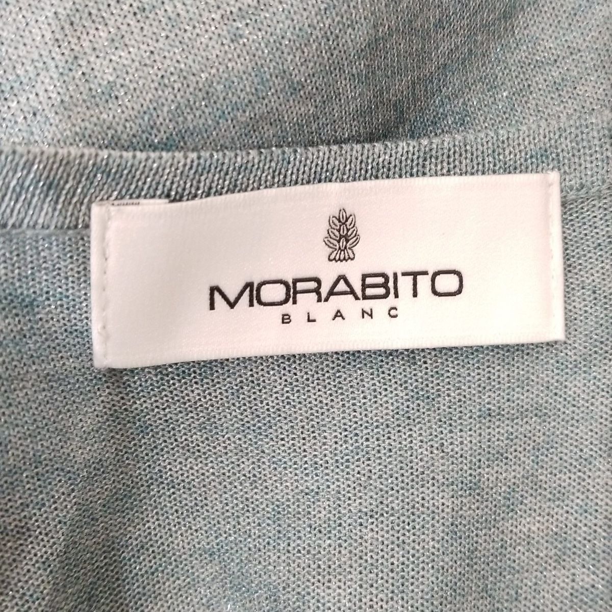 MORABITO(モラビト) カーディガン サイズ38 M レディース美品 - ブルー