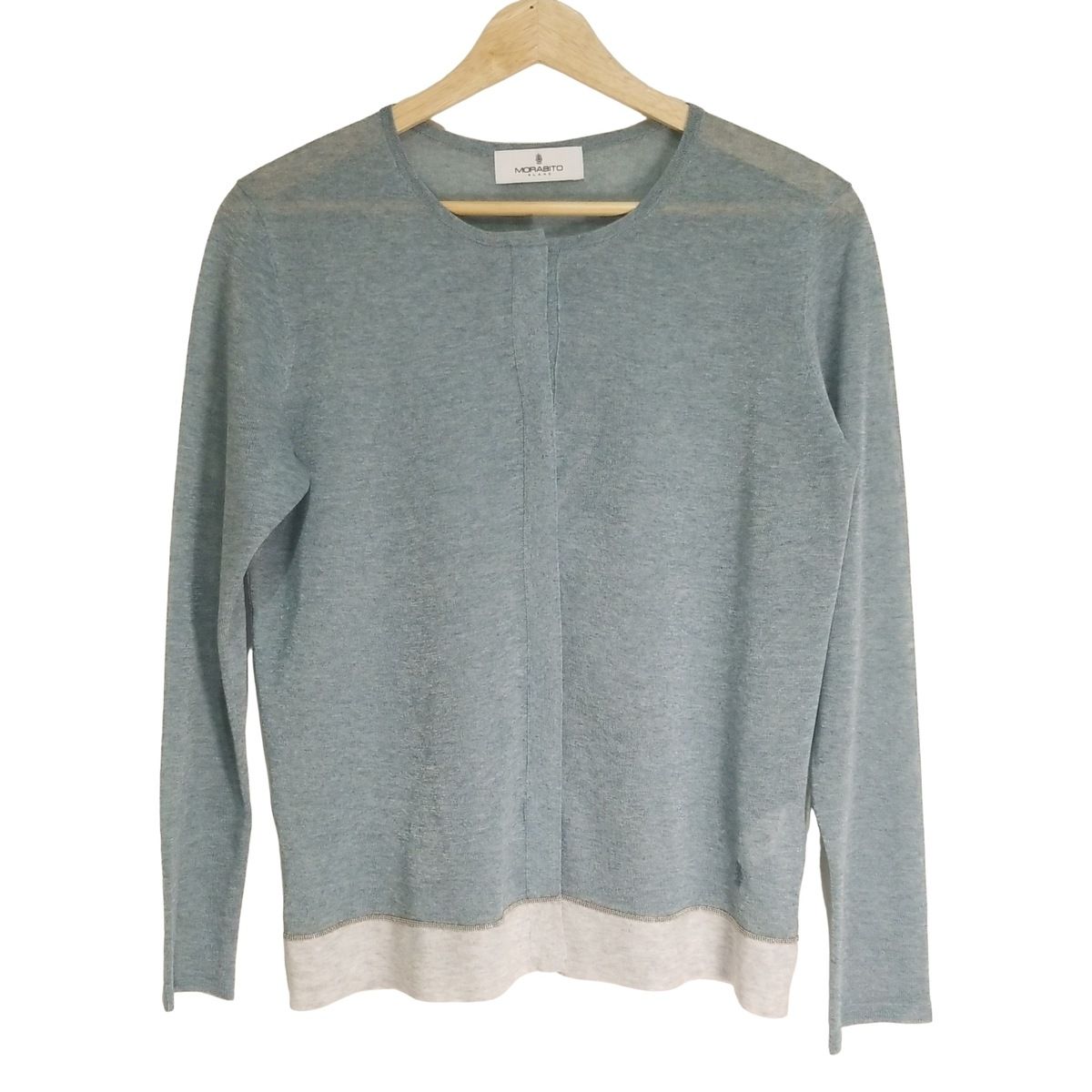 MORABITO(モラビト) カーディガン サイズ38 M レディース美品 - ブルー