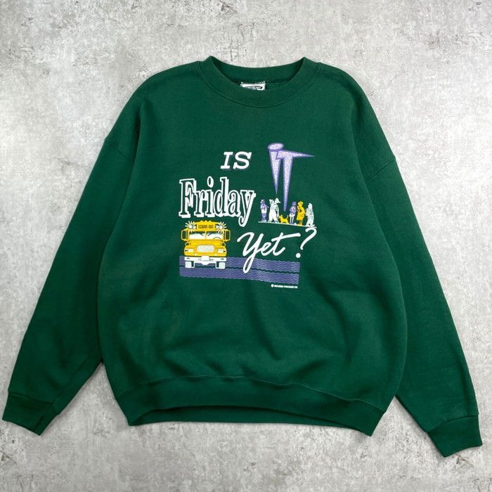 90年代 USA製 LEE リー アートプリント スウェットシャツ メンズXL