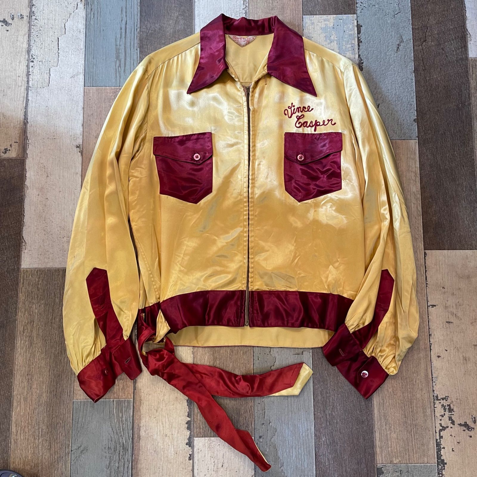 50s 60s Bowlers シュライナーサテンジャケット フリーメイソン - メルカリ