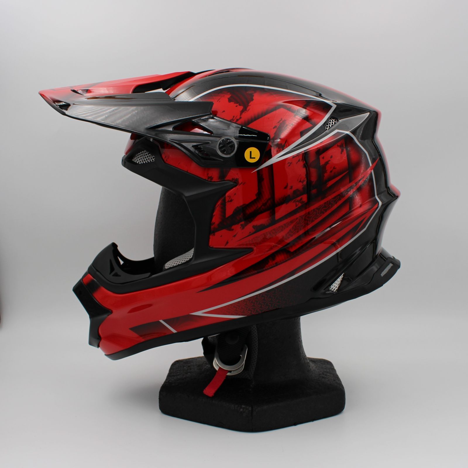 ZEALOT マッドジャンパー2 CARBON HYBRID GRAPHIC RED Lサイズ MJC0016 