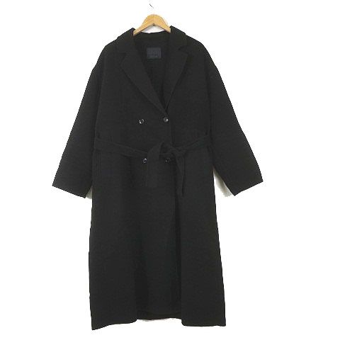 ジーナシス JEANASIS コート Wチェスター ウール リバー ロングコート