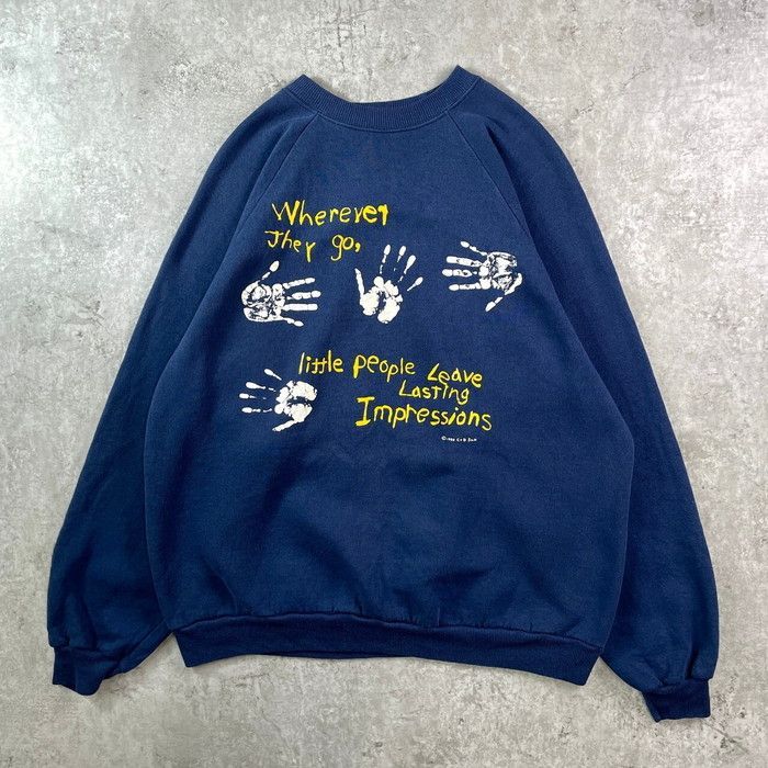 90年代 USA製 アートプリント スウェットシャツ メンズM相当 - メルカリ