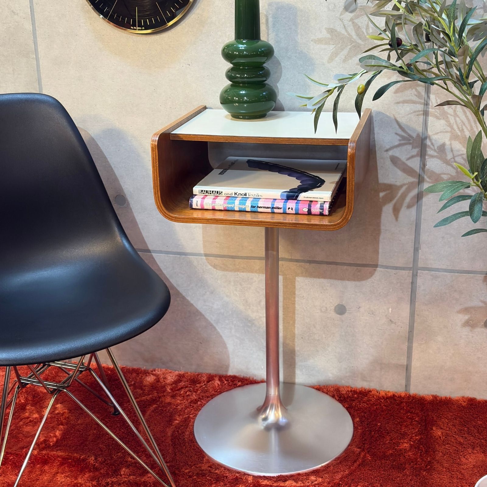 VINTAGE】チューリップベース テレフォンスタンド | 電話台 花台 Mid