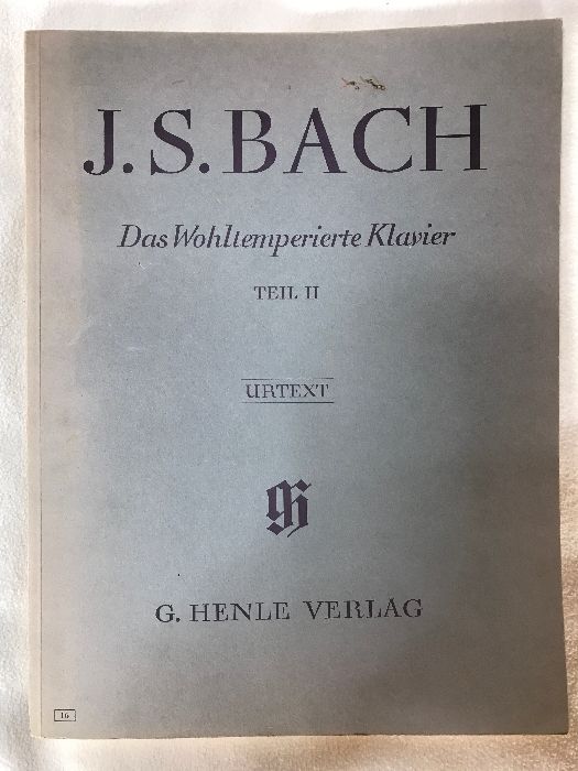 洋書 楽譜 J.S.BACH Das Wohltemperierte Klavier Teil 2 G. Henle Verlag Piano solo バッハ 平均律クラヴィーア曲集 第2巻