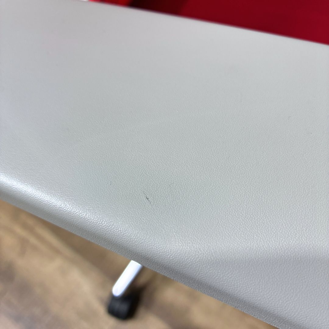  Ergohuman Fit オフィスチェア レッド エルゴヒューマン 3Dファブリックメッシュ 座面クッション ホワイトフレーム 木製チェア オフィスチェア ワークチェア 椅子 チェア