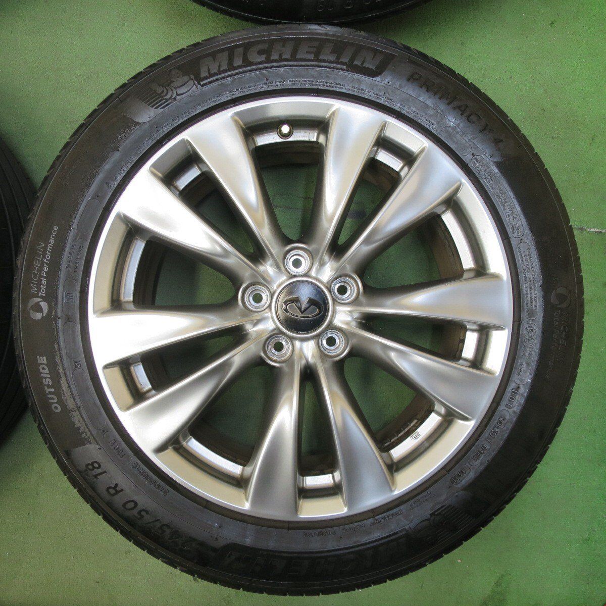 4本価格☆日産 Y51 フーガ 純正 245/50R18 ミシュラン プライマシー4 