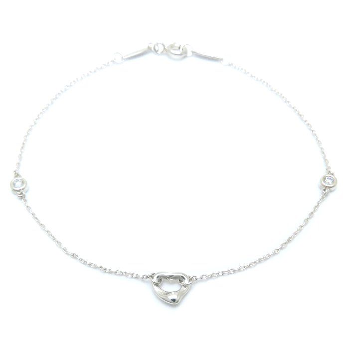 ティファニー 925 バイザヤード オープンハート 2P ブレスレット TIFFANY&Co. ティファニー バイザヤード オープンハート ブレスレット