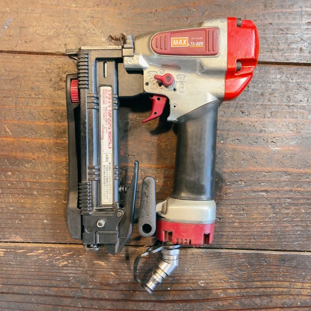 7日保証 整備済 消耗部品交換済 MAX マックス 常圧 10 mm エアタッカー TA-225 1025 J 動作良好