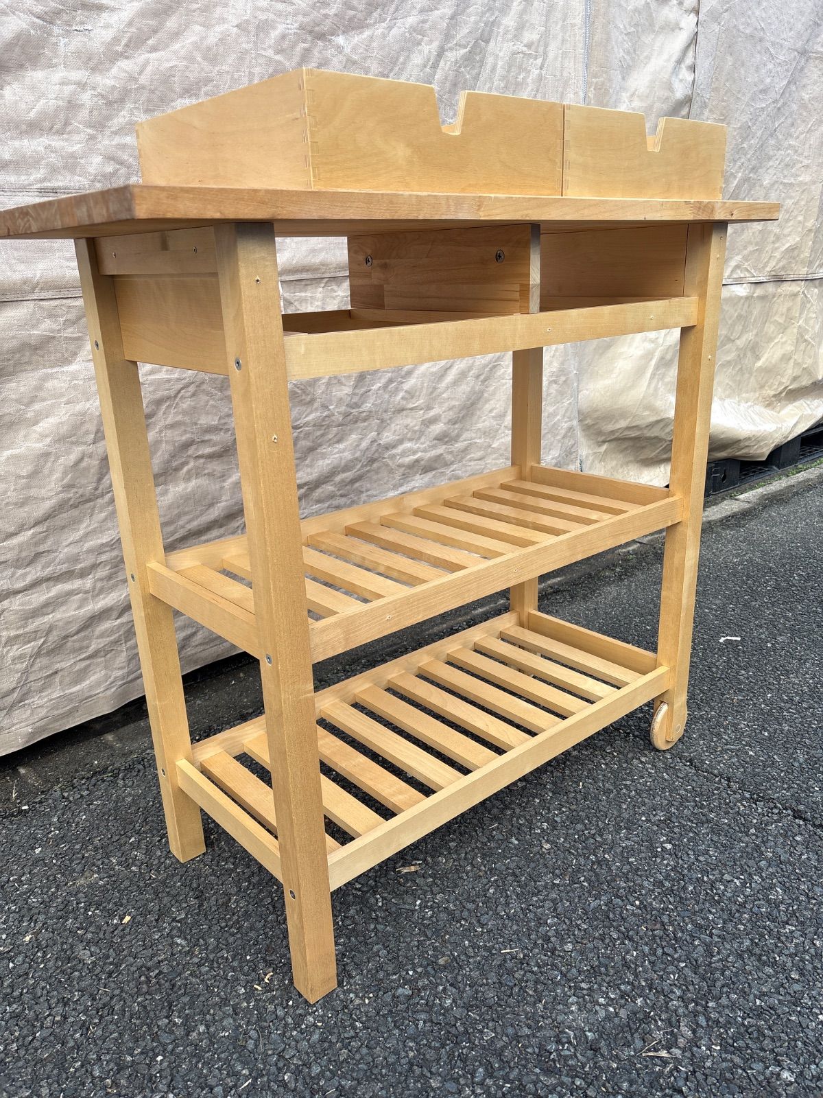 🪵 IKEA FÖRHÖJA フォルホイア キッチンワゴン イケア 木製 家具