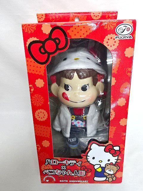 ☆キティちゃん コラボ ペコちゃん人形 未開封 美品 不二家☆ - メルカリ