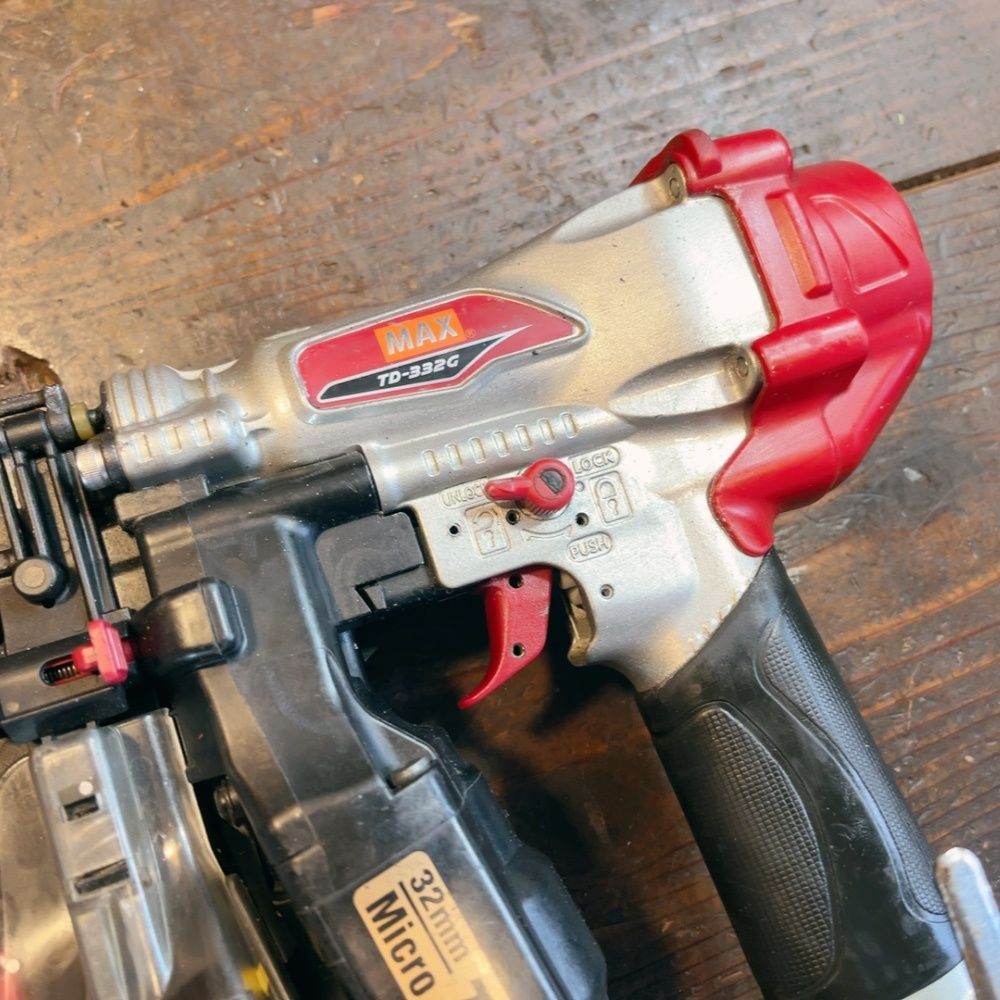 7日保証 整備済 消耗部品多数交換済 MAX マックス 常圧 ターボドライバ TD-332 G 動作良好