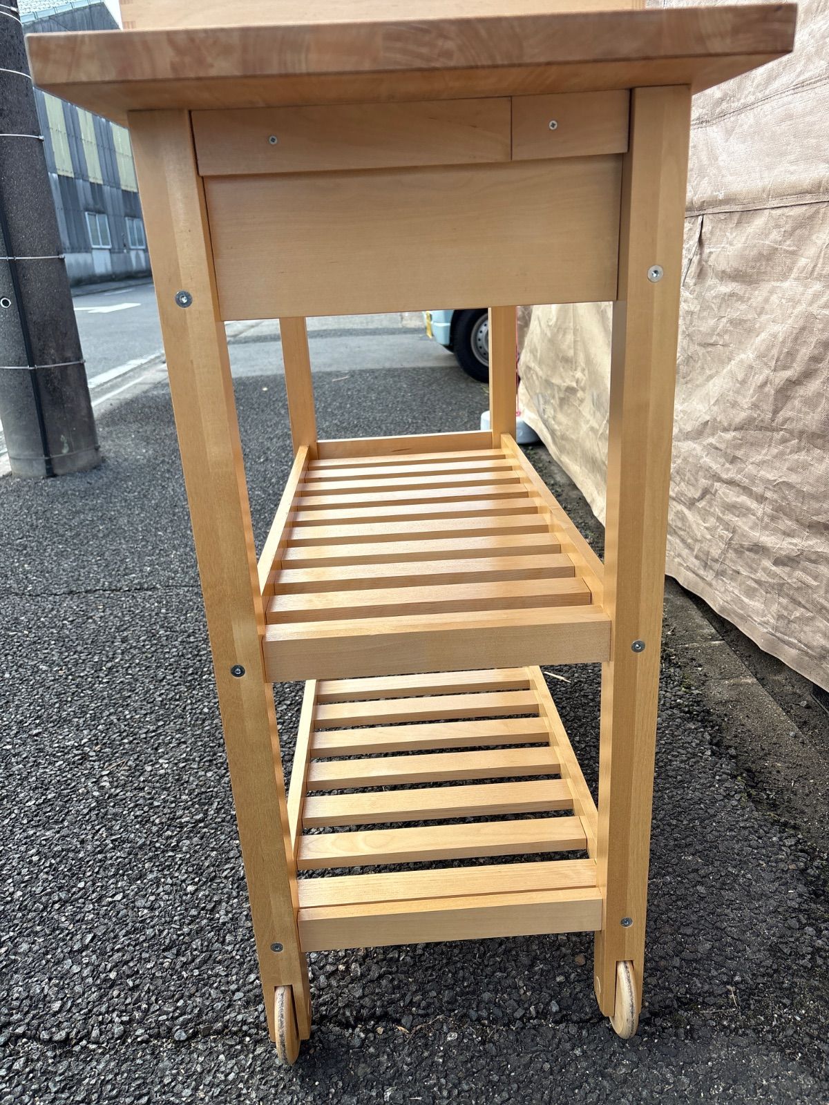 🪵 IKEA FÖRHÖJA フォルホイア キッチンワゴン イケア 木製 家具