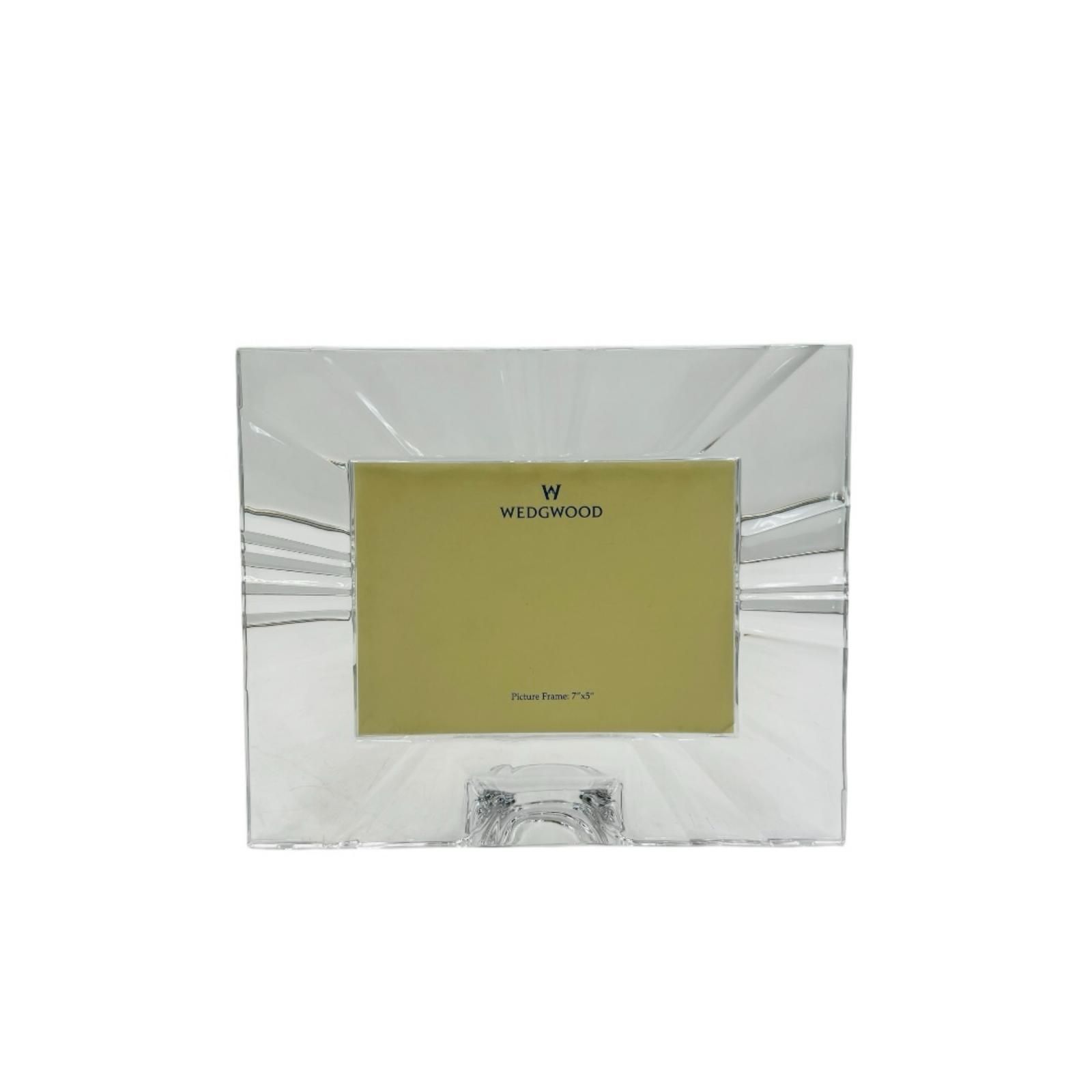ウェッジウッドのガラス製(クリスタル？)フォトフレーム WEDGWOOD クリスタル フォトフレーム ウェッジウッド - メルカリ