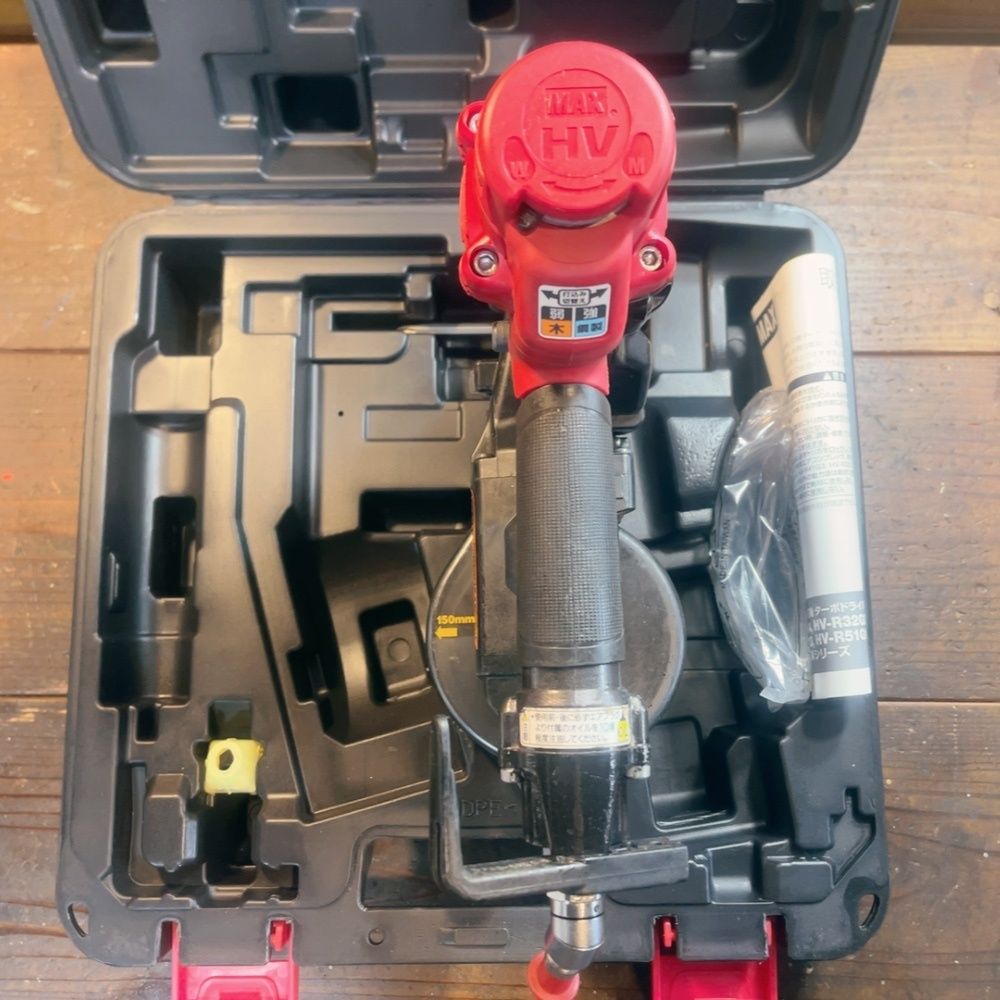 7日保証 整備済 消耗部品多数交換 MAX マックス 高圧 ターボドライバ HV-R 41 G 4 ケース付き 動作良好 釘打機 エアーツール