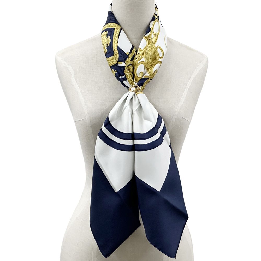 エルメス HERMES スカーフ カレ90 BRIDES de GALA 式典用馬勒