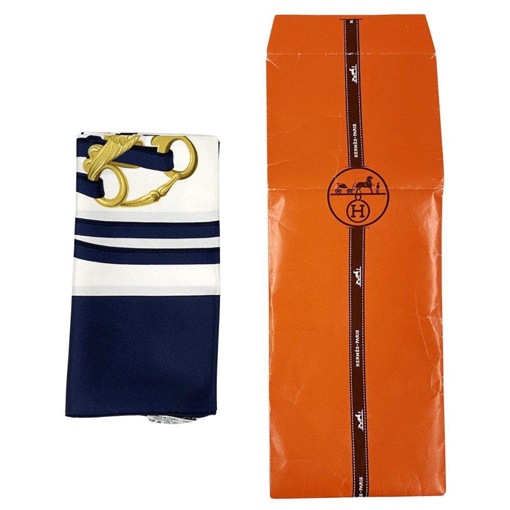エルメス HERMES スカーフ カレ90 BRIDES de GALA 式典用馬勒