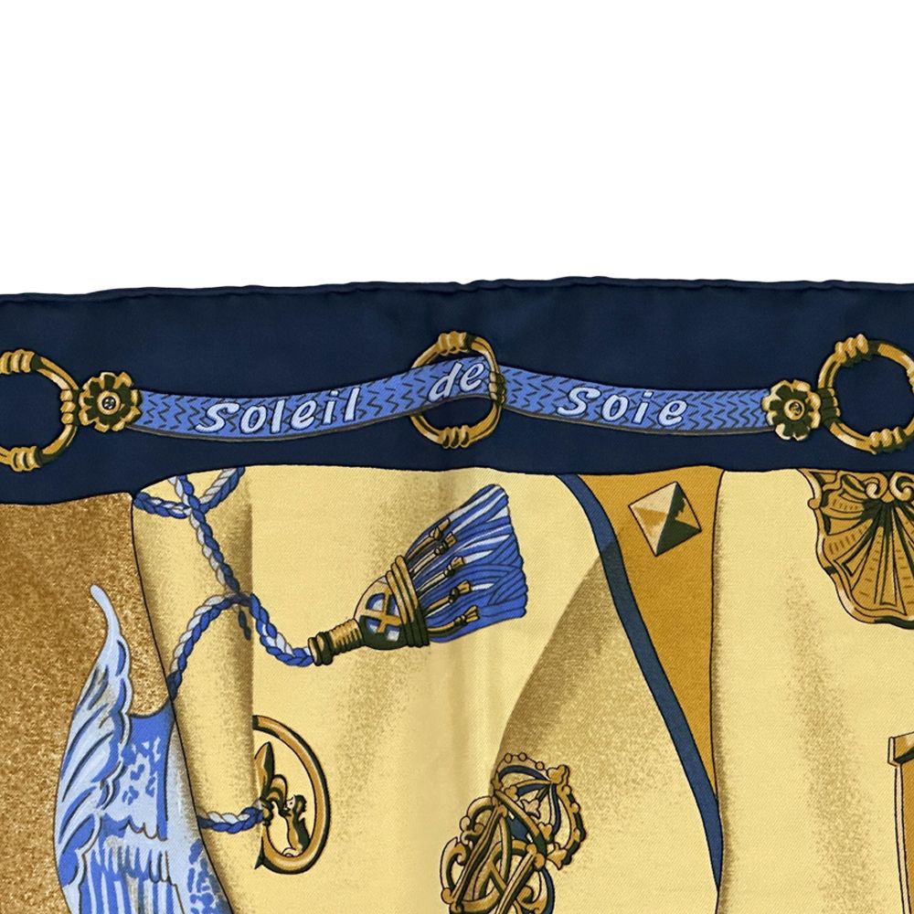 エルメス HERMES スカーフ カレ90 Soleil de Soie シルクの太陽