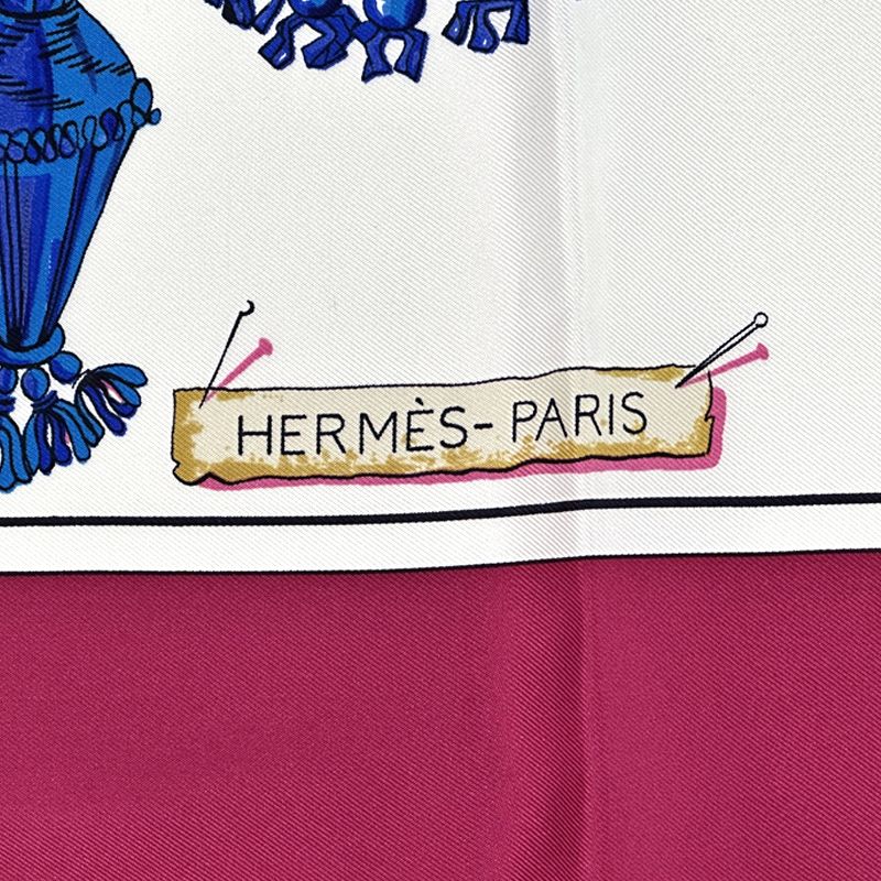 エルメス HERMES スカーフ カレ90 PASEMENTERIE 紐飾り レディース