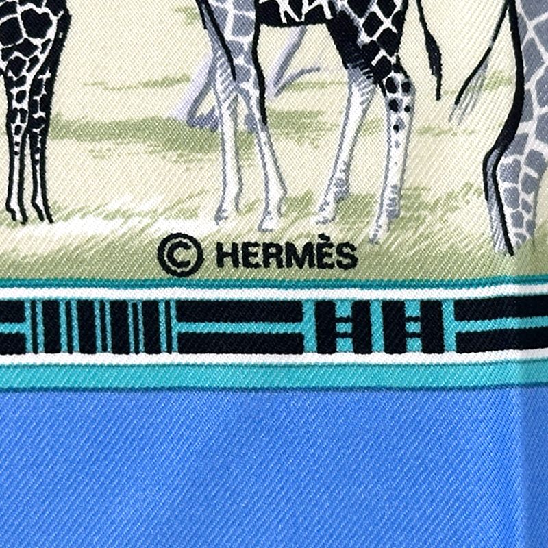 エルメス HERMES スカーフ カレ90 TROPIQUES トロピック レディース